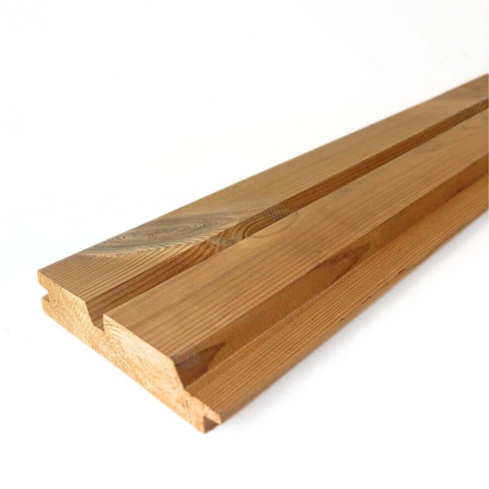 Deska elewacyjna z sosny termicznej LUXE TRIPLE klasa A 32x140x2700 - obrazek 4