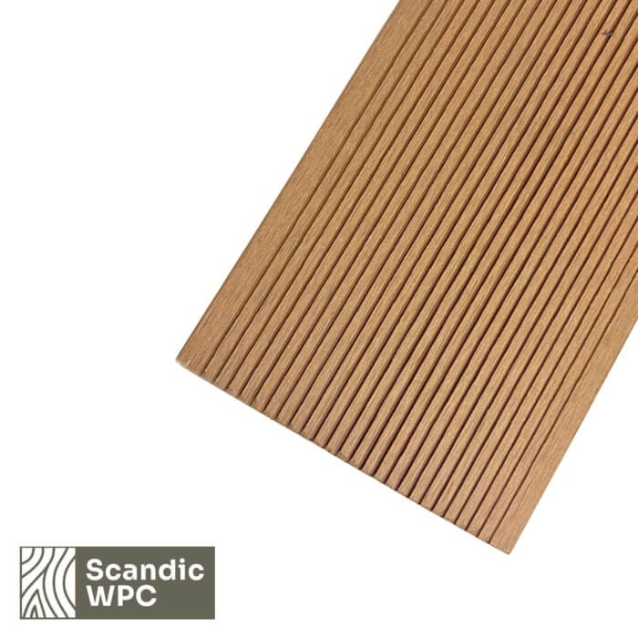 Deska tarasowa Scandic WPC Solid Sand color, 20x141x3600, imitacja drewna/ryflowana - obrazek 3