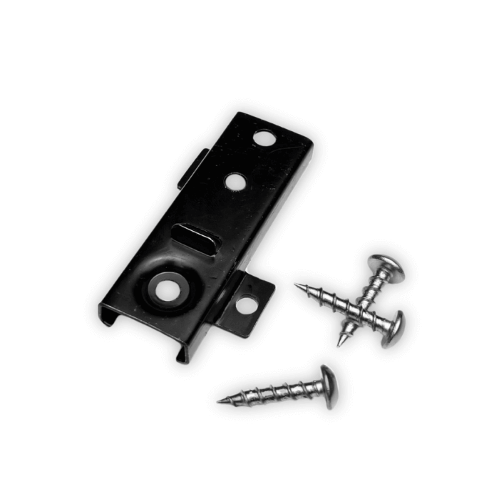 Uniwersalny niewidoczny zacisk ze stali nierdzewnej do desek drewnianych, czarny - obrazek 6