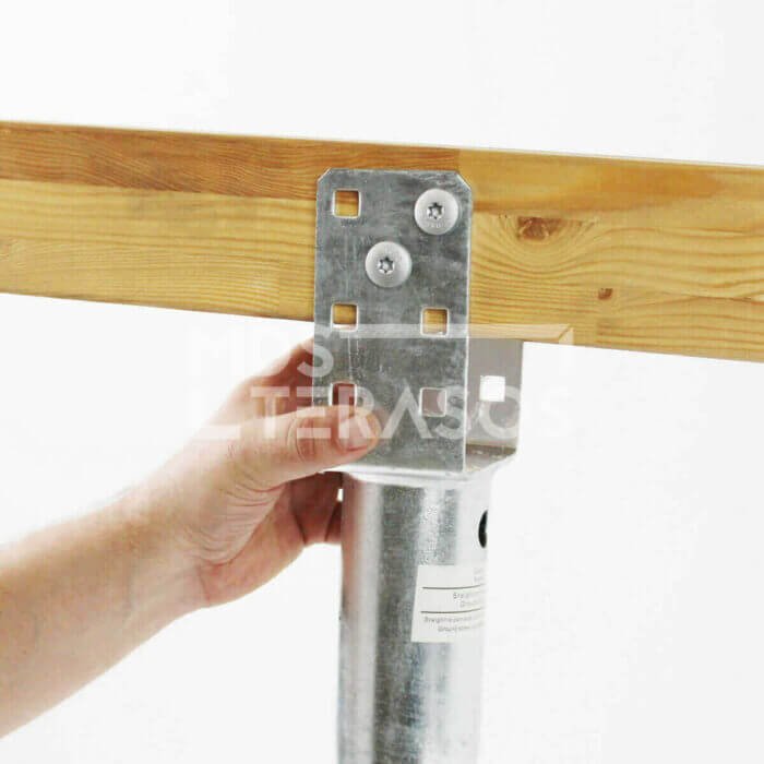 Fundament śrubowy U - 101x1300x1,8 M12 EXTRA - obrazek 2