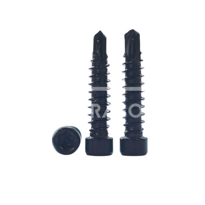 Czarny samogwintujący do aluminium SS410 4,2 x 34 mm - obrazek 2