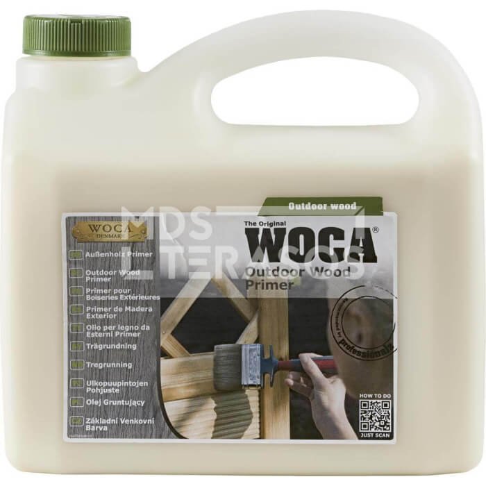 Podkład do drewna zewnętrznego Woca Exterior Wood Primer 2,5 l - obrazek 3