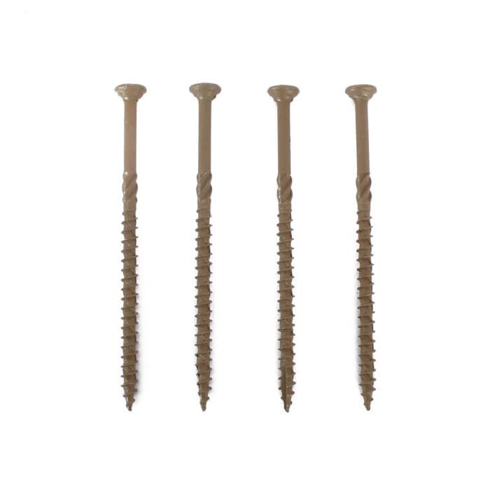 Wkręty konstrukcyjne do drewna do stosowania na zewnątrz 5x90 mm, C4, z 1680h, 200 szt. - obrazek 4