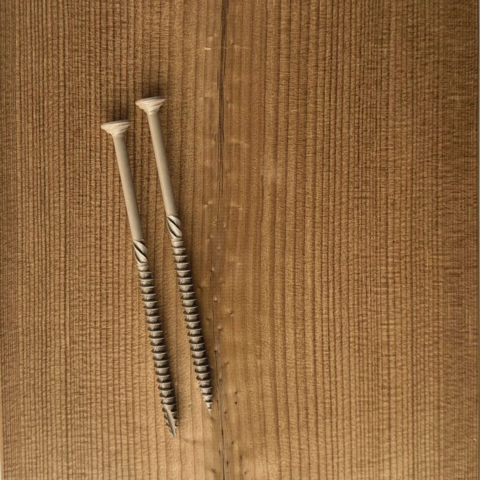 Wkręty konstrukcyjne do drewna do stosowania na zewnątrz 6x120 mm, C4, z 1680h, 100 szt. - obrazek 2
