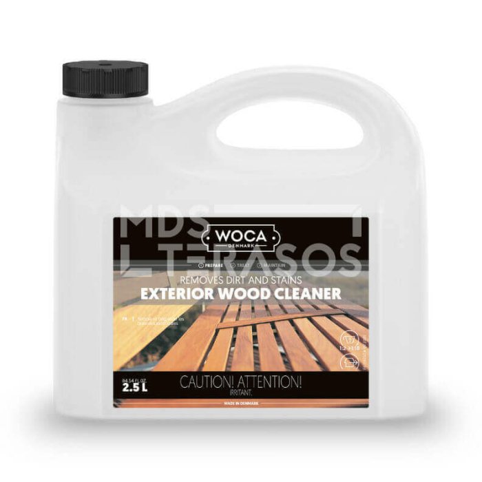 Płyn do czyszczenia drewna Woca Exterior wood cleaner 2,5 l - obrazek 5