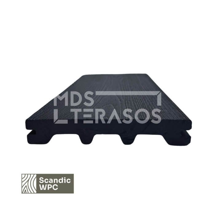 Deska tarasowa Scandic WPC Antracyt 24x146x4200 imitacja drewna - obrazek 3