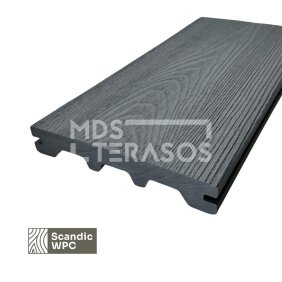 Deska tarasowa Scandic WPC Concrete Grey 24x146x3600 imitacja drewna