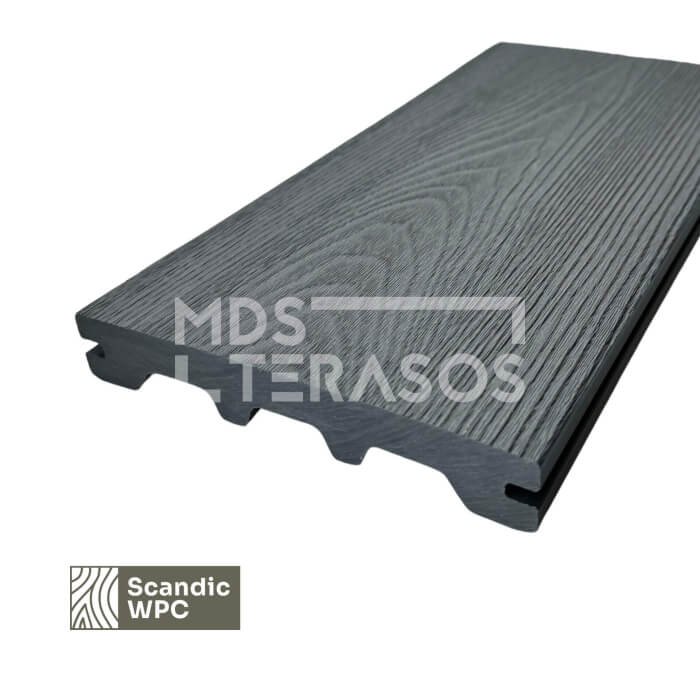 Deska tarasowa Scandic WPC Concrete Grey 24x146x3600 imitacja drewna - obrazek 1