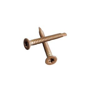 Wkręt samogwintujący do aluminium A2 4,8x50 łeb brązowy