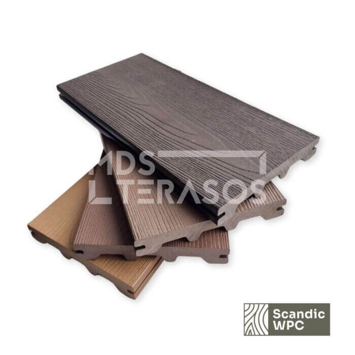 Deska tarasowa Scandic WPC Concrete Grey 24x146x4200 imitacja drewna - obrazek 5