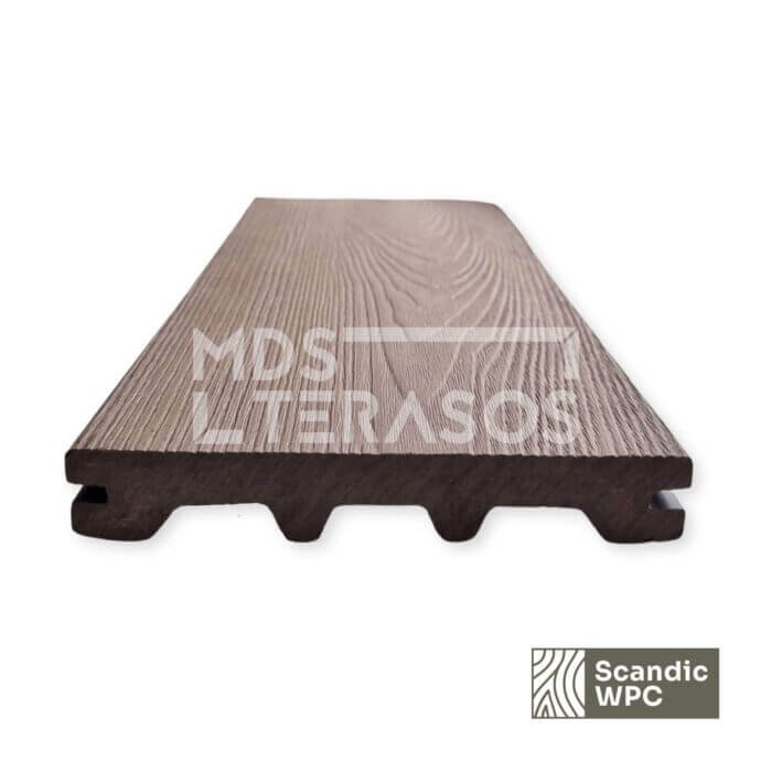 Deska tarasowa Scandic WPC Espresso 24x146x3600 imitacja drewna - obrazek 3