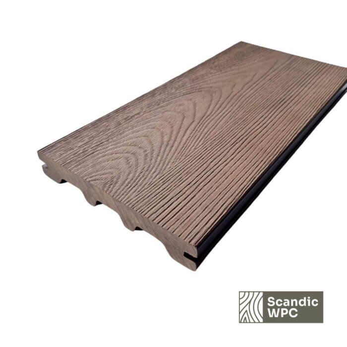 Deska tarasowa Scandic WPC Espresso 24x146x3600 imitacja drewna - obrazek 4
