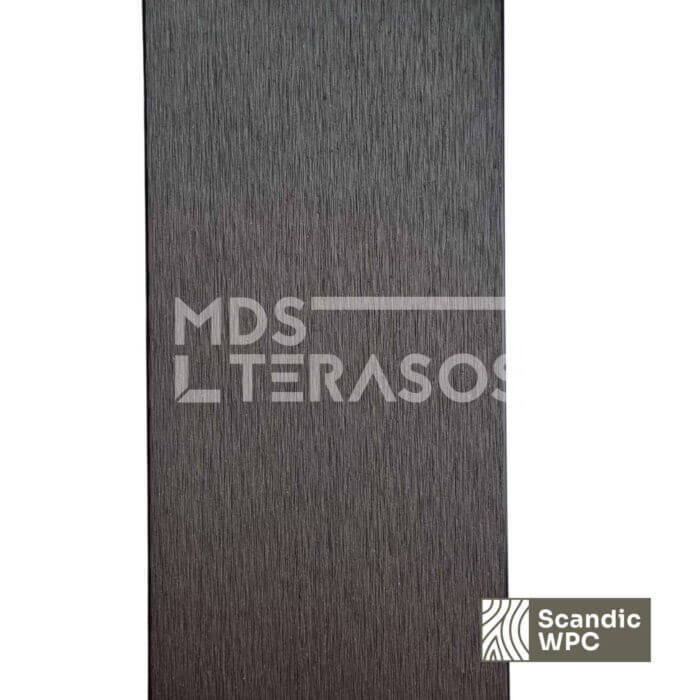 Deska tarasowa Scandic WPC Volcanic Grey kolor 24x146x4200 szczotkowana - obrazek 2
