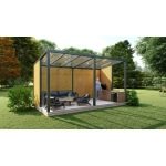 Baldachim z drewnianymi ścianami - obrazek 2