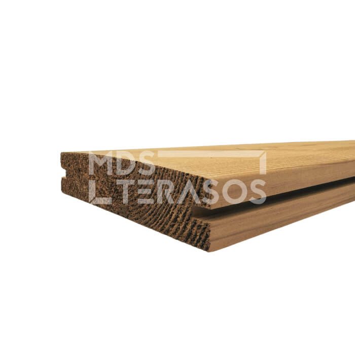 Deska tarasowa Thermo sosnowa KALNELIS AB 26x117x5700 z wycięciami - obrazek 1