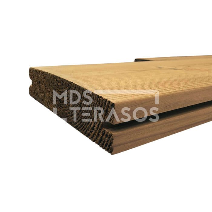 Deska tarasowa Thermo sosnowa KALNELIS AB 26x117x5700 z wycięciami - obrazek 2