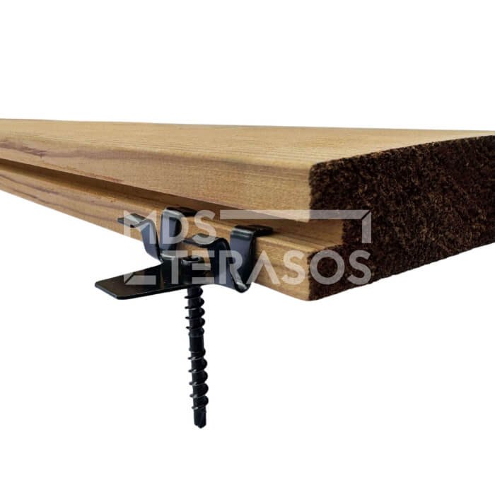 Deska tarasowa Thermo sosnowa KALNELIS AB 26x117x5700 z wycięciami - obrazek 8