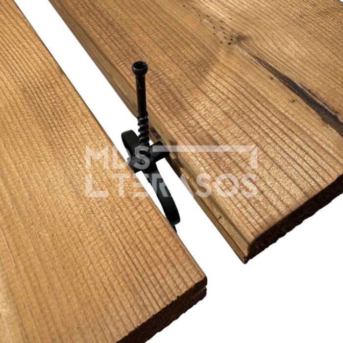 Deska tarasowa Thermo sosnowa KALNELIS AB 26x117x5700 z wycięciami - obrazek 6