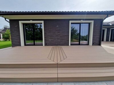 Deska wykończeniowa Trex Transcend Lineage WPC Carmel 24x140x4870 imitacja drewna - obrazek 7