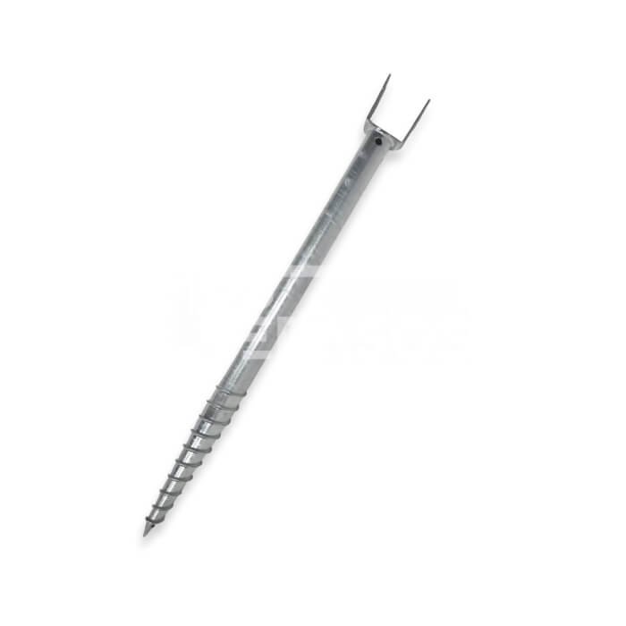 Fundament śrubowy U - 101x1300x1,8 M12 EXTRA - obrazek 1