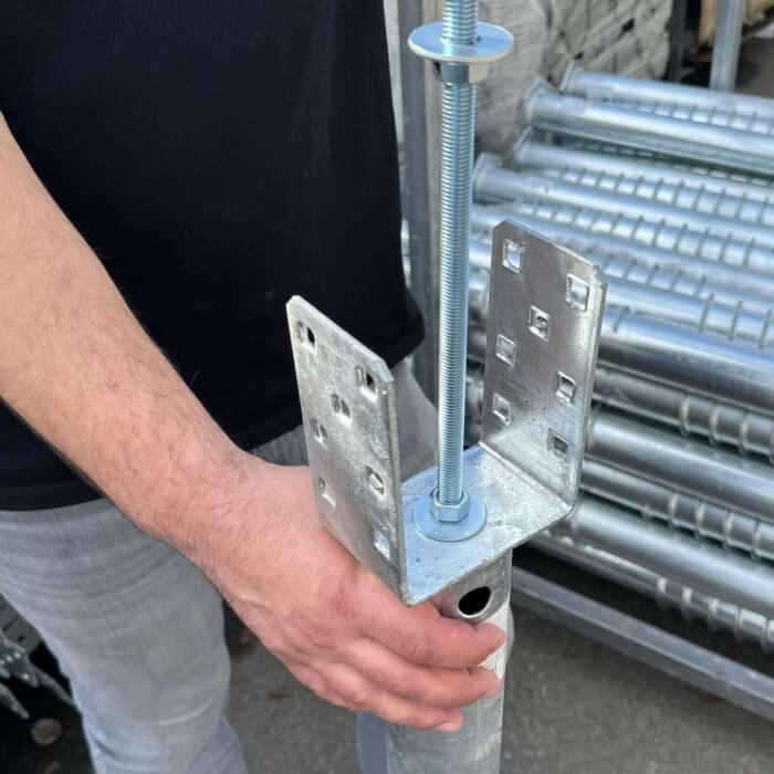 Fundament śrubowy U - 101x1300x1,8 M12 EXTRA - obrazek 5