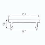 Osłona profilu do oświetlenia LED L-6000 matowa - obrazek 2