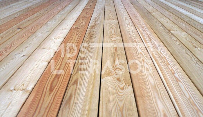 Deska tarasowa modrzewiowa 28x142x4000 - obrazek 3