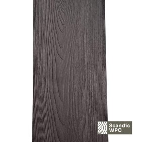 Deska tarasowa Scandic WPC Solid Volcanic Grey, 20x141x4200, imitacja drewna/ryflowana