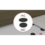 Gumowy cokół do płytek 10 mm, szczeliny 4 mm - obrazek 2