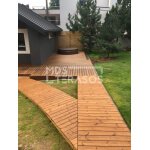 Termodeska tarasowa sosnowa AB 26x117x3600, gładka - obrazek 3
