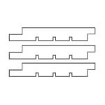 Uchwyty boczne do żaluzji tarasowych B11 - obrazek 2