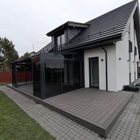 Taras Scandic WPC Volcanic Grey