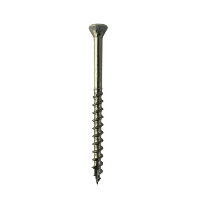 Wkręt do drewna A2 z łbem lakierowanym, 4,3 x 45 mm, brązowy (nierdzewny) - obrazek 2
