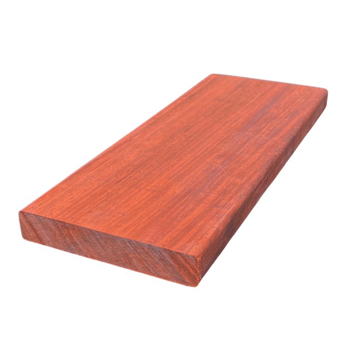 Deska tarasowa z drewna egzotycznego Padouk 21×120 mm (Długość do wyboru) - obrazek 2