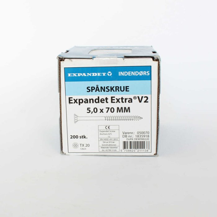Ocynkowane wkręty tarasowe Expandet 5x70 mm 200 szt. - obrazek 3