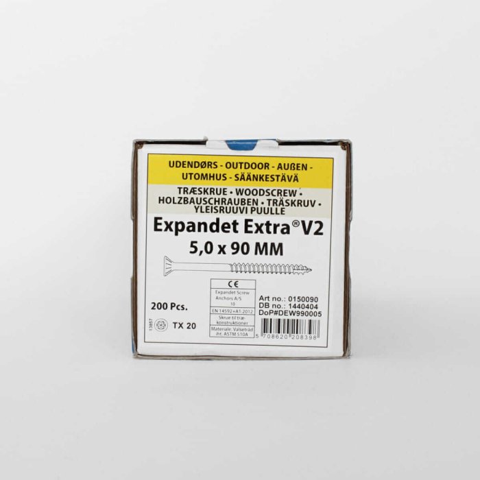 Wkręty do drewna zewnętrzne Expandet EXTRA V2 5x90 mm 200 szt. - obrazek 3