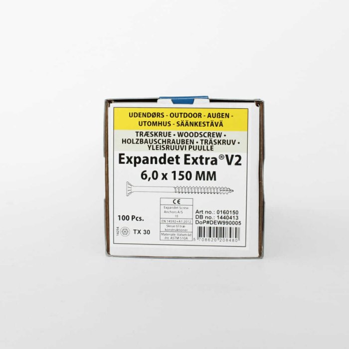 Wkręty do drewna Expandet EXTRA V2 6×150 mm 100 szt. - obrazek 2