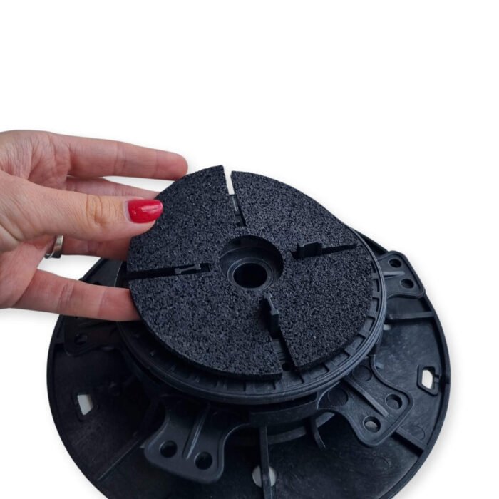 Podkładka gumowa pod wspornik 110x110x3 mm - obrazek 2