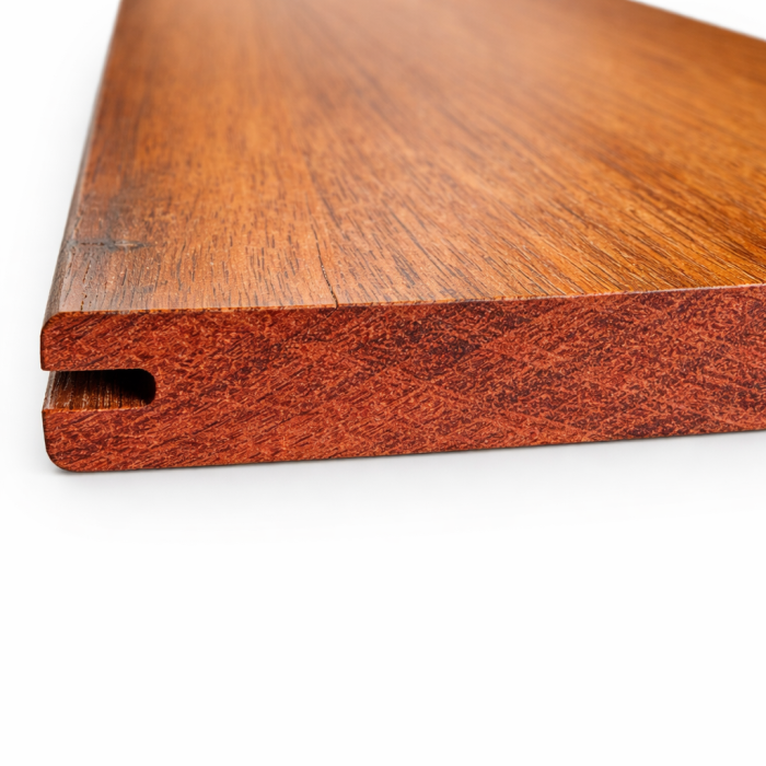 Deska tarasowa z twardego drewna Jatoba ryflowana 21x120 (Długość do wyboru) - obrazek 2