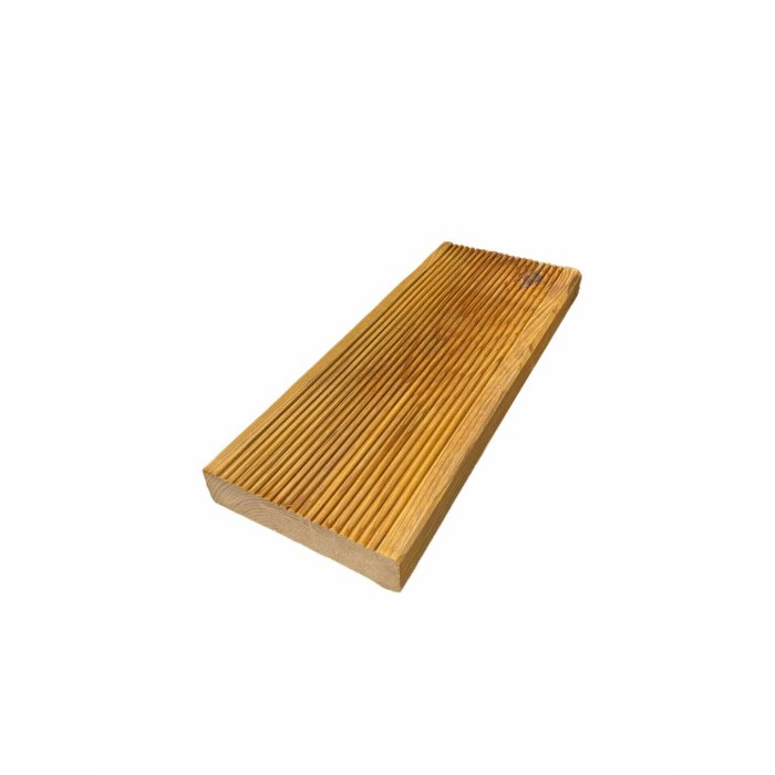 Deska tarasowa z impregnowanej sosny ryflowana i gładka 28x120x4200 - obrazek 3