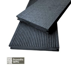 Deska ryflowana Scandic WPC SOLID Anthracite 20x140 mm