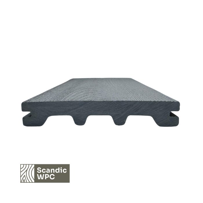 Deska tarasowa Scandic WPC Concrete Grey 24x146x4200 mm imitacja drewna - obrazek 3
