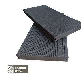 Scandic WPC Solid pełna ryflowana deska tarasowa