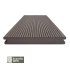 Deska tarasowa Scandic WPC kolor Espresso 20x140x3600 ryflowana/czesana rdzeń pełny - obrazek 3