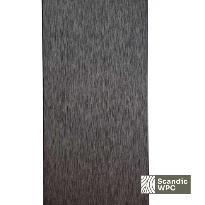 Deska tarasowa Scandic WPC w kolorze Volcanic Grey, 24x146x4200, szczotkowana - obrazek 2