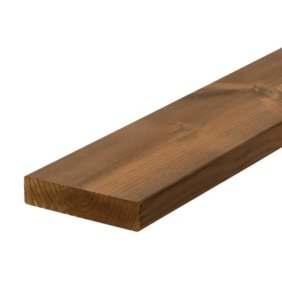 Deska tarasowa z sosny termowanej 19x117x4200 SHP gładka