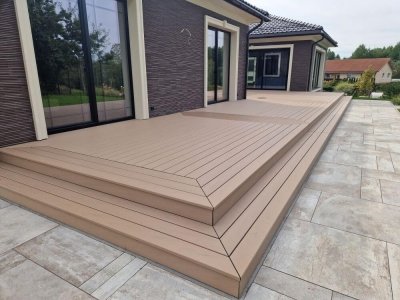 Deska tarasowa Trex Transcend Lineage WPC Carmel 24x140x3650 imitacja drewna - obrazek 9