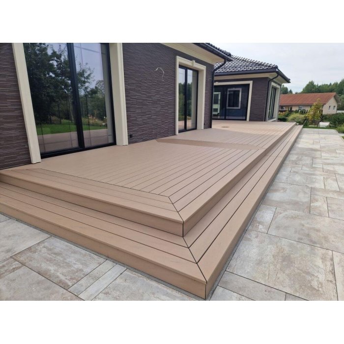 Deska tarasowa Trex Transcend Lineage WPC Carmel 24x140x3650 imitacja drewna - obrazek 9