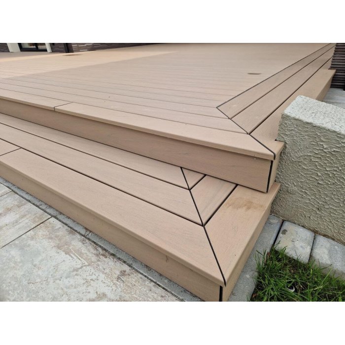 Deska tarasowa Trex Transcend Lineage WPC Carmel 24x140x3650 imitacja drewna - obrazek 11
