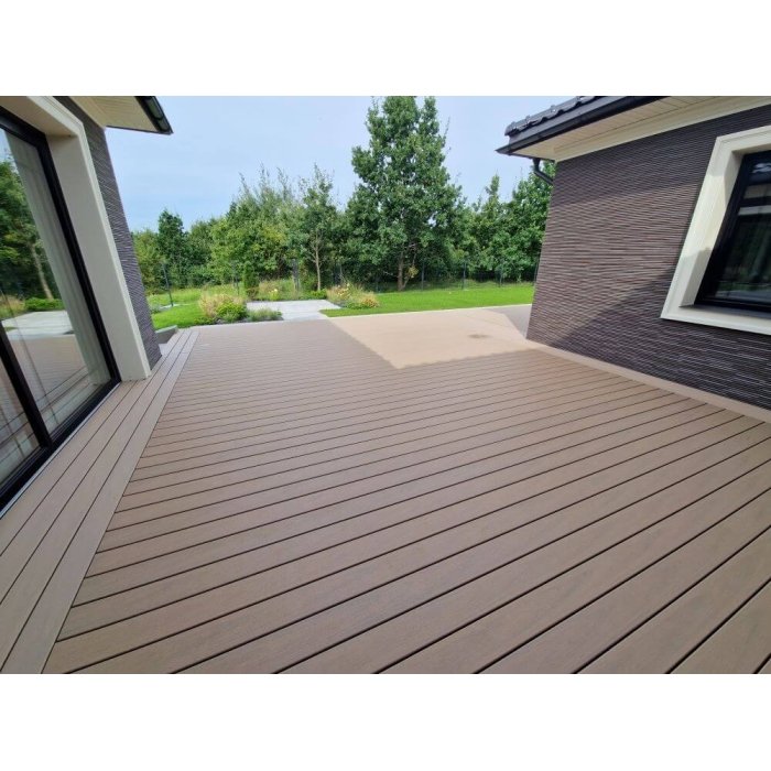 Deska tarasowa Trex Transcend Lineage WPC Carmel 24x140x3650 imitacja drewna - obrazek 7